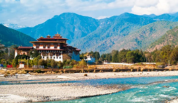 Temple by River